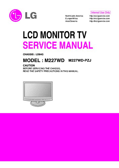 Lg m227wd m227wd pzj lcd monitor tv service manual. - Walking in the spirit bible study guide.