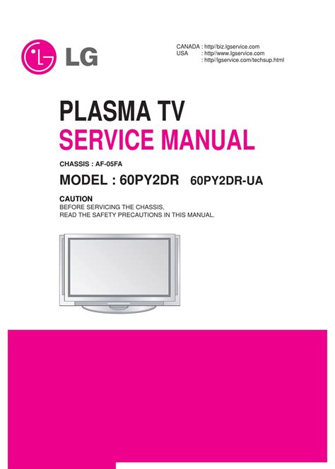 Lg p60py2dr 60py2dr ua plasma tv service manual. - America in crimson red beller study guide.