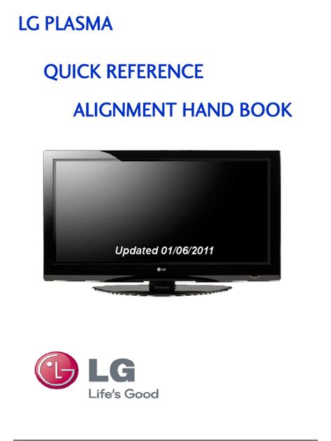 Lg plasma quick reference panel alignment handbook. - Johnson 50 hp outboard manual 2 stroke.