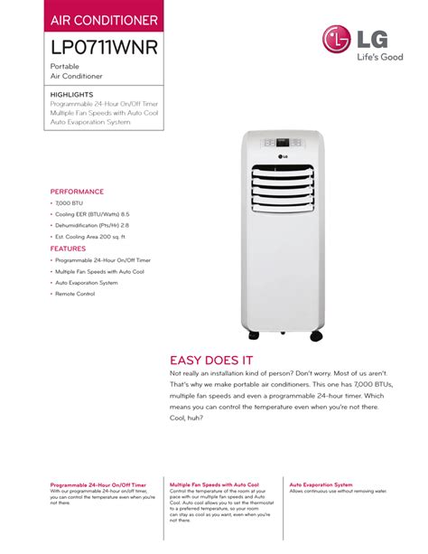 Lg portable air conditioner lp1213gxr manual. - Conclusiones del proyecto participación popular y medio ambiente.