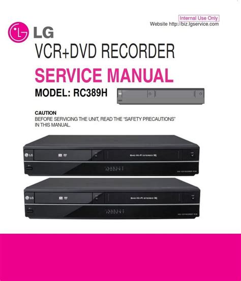 Lg rc389h vcr dvd recorder service manual. - Guía de disección de palomas esquema numerado.
