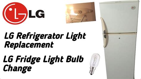 Lg refrigerator door light bulb replacement.  Repairing your LG Refrig...