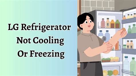 Lg refrigerator not cooling or freezing ice.  In this article, we will explore t...