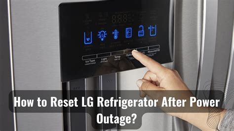 Lg refrigerator reset button.  Among the myriad features that make modern refrigerato...