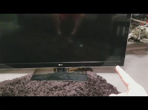 Connect your television set back in and ensure the power co