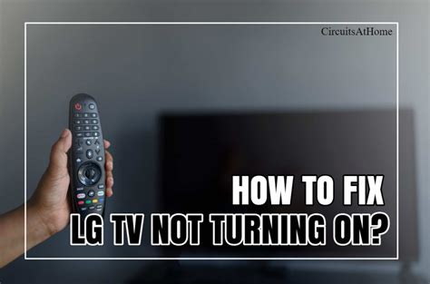 Lg tv not turning on. If your LG TV won't turn on, check the standby light, power connections, sensors, remote, and backlight. Learn how to fix common issues with these simple steps and tips from a TV repair expert. See more 