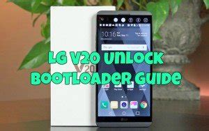 Lg v20 sprint unlock bootloader.  This quick guide shows how to Boot LG LS997...