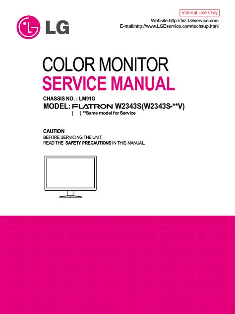 Lg w2343s monitor service manual download. - Legislative drafter s deskbook a practical guide.