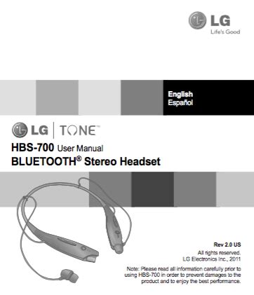 Lg wireless headphones hbs 700 manual. - New holland 451 sickle mower manual.