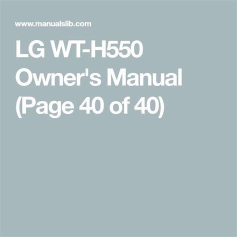 Lg wt h550 service manual and repair guide. - What universe are you creating zen and the art of recording and listening a 52 card deck and guidebook.