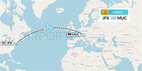 LH411 Flight Tracker - Track the real-time flight status of Lufthansa LH 411 live using the FlightStats Global Flight Tracker. See if your flight has been delayed or cancelled and track the live position on a map. ... Flight Status. LH 411. Lufthansa. JFK. New York. MUC. Munich. Scheduled. On time. JFK. New York, NY, US. John F. Kennedy .... 