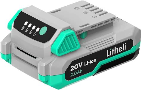 LiTHELi 20V 2.0AH Lithium Ion Battery Pack, Only Fit 20V Power Tools