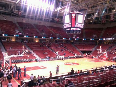 Liacouras Center, section 112, home of Temple Owls, page 1