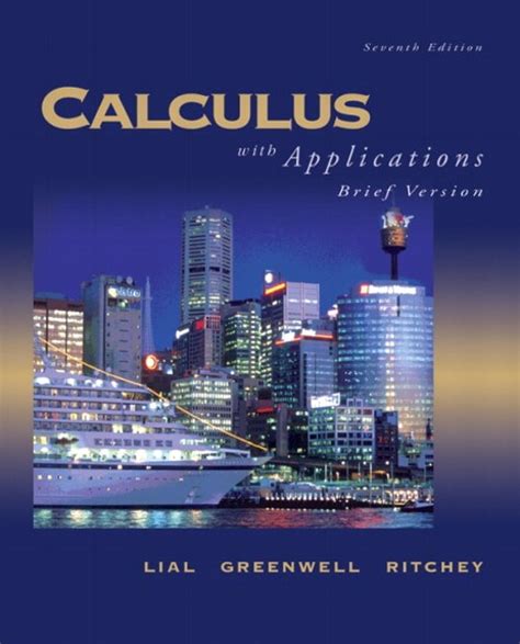 Lial calculus applications 9th edition solutions manual. - 101 maneiras de encontrar o homem certo (colecção: trevo de 4 folhas, nº na colecção: 1).