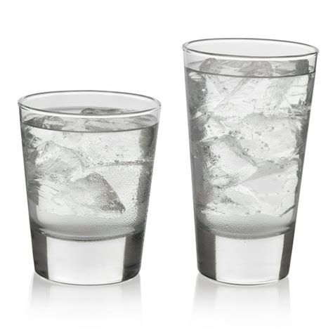 Libbey Geo 16-Piece Tumbler and Rocks Glass Set