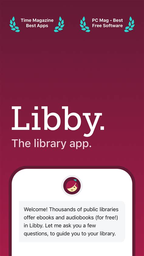 Libby library.  Our most popular service is Libby with thousands of free...