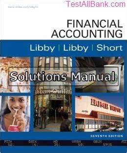 Libby solutions manual accountingpearlson and saunders. - Libro di testo generatore di citazioni.
