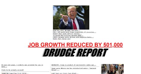 The Drudge Report, a highly trafficked, conservative news aggregator played a crucial role in boosting Trump’s 2016 presidential campaign, but the site has had more mixed coverage of Trump in .... 