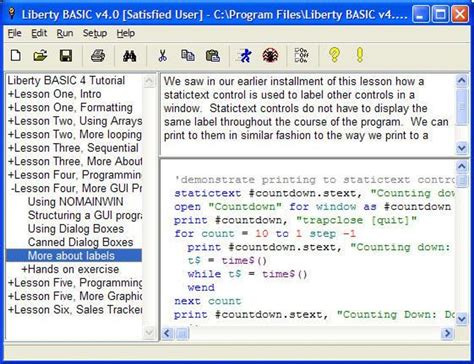Liberty Basic Programming