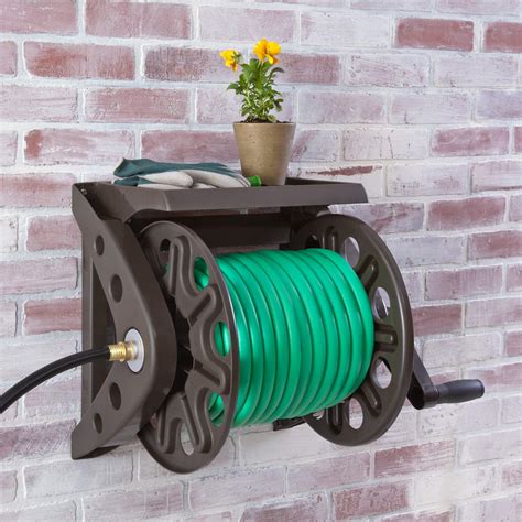 Liberty Garden Poly Combo 225-ft Wall-mount Hose Reel - Lowes