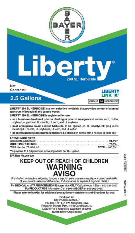 Liberty Herbicide Price