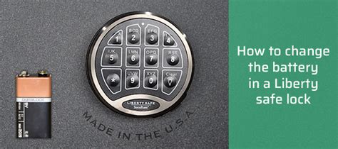 Liberty safe battery replacement manual.  The exchange process is easy - open the battery d...