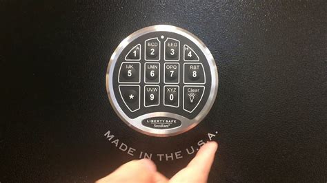 Liberty safe beeping after battery change.  Door locked.  Electronic ke...