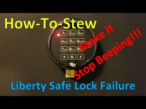Liberty safe electronic lock problems.  Find out what to do when an electronic safe won't op...