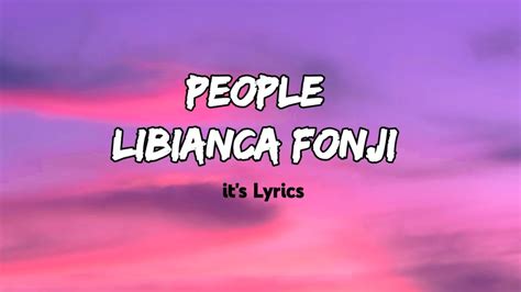Libianca fonji people lyrics. Things To Know About Libianca fonji people lyrics. 