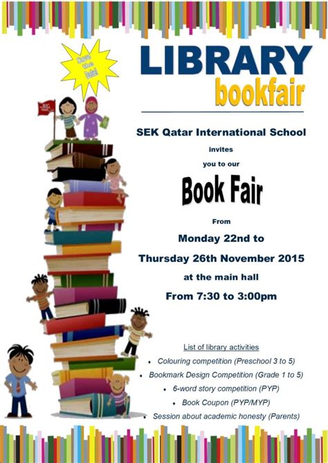 Library Book Fair 2015 SEK Qatar Library Blog