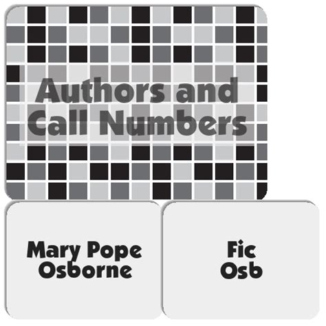 Library Call Number Match Match The Memory