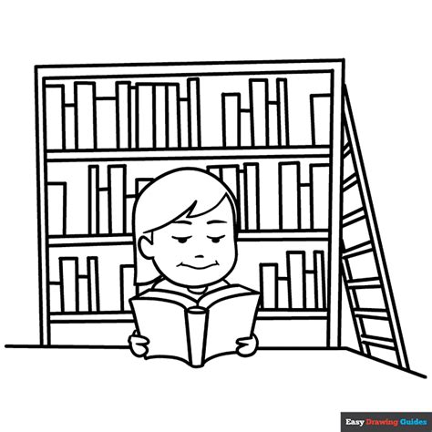 Library Coloring Pages