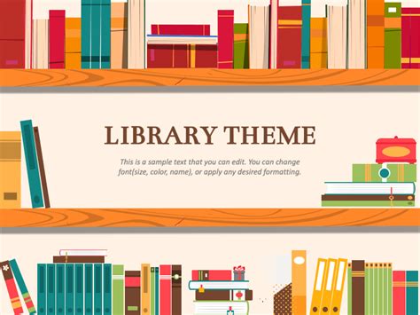 Library Free Presentation Template
