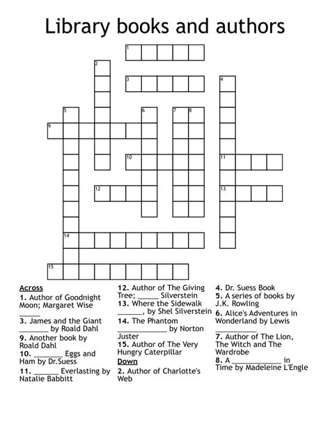 Library display crossword clue. We found one answer for the crossword clue Library displays . If you haven't solved the crossword clue Library displays yet try to search our Crossword Dictionary by … 