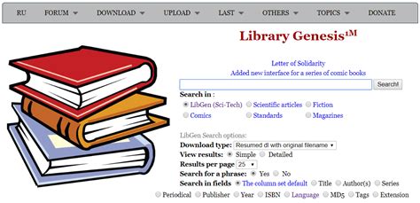 Library genesis alternatives. This page contains applications similar to the Library Genesis . The Best Library Genesis alternatives for consider, from full-featured to a free app. Alternatives in Library Genesis for Web, Windows. This list contains a total of 9 applications similar to Library Genesis. Last updated: 2020-07-03 01:30:33. Filter … 