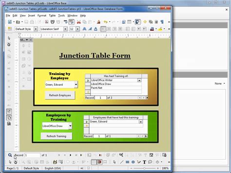 LibreOffice Base Database templates - Google Sites