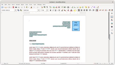 Libreoffice Writer Templates Howto Howto Techno