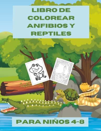 Libro de colorear anfibios y reptiles.: 40 páginas para…