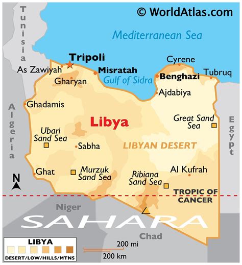 Read Online Libya Map By International Travel Maps