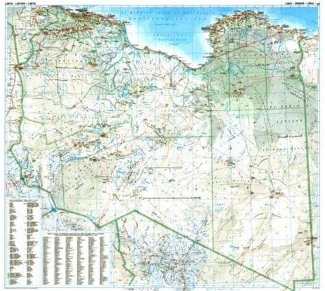 Full Download Libya Road Map By Gizi Map