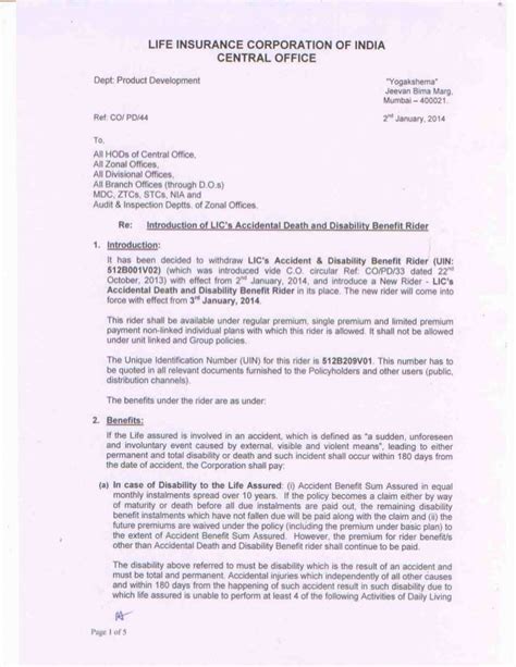 Lic Death Claim Application Format