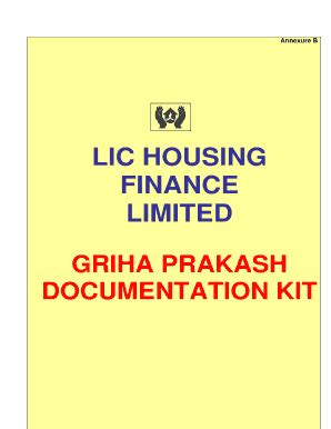 Lic Housing Finance Griha Prakash Application Form FinanceViewer