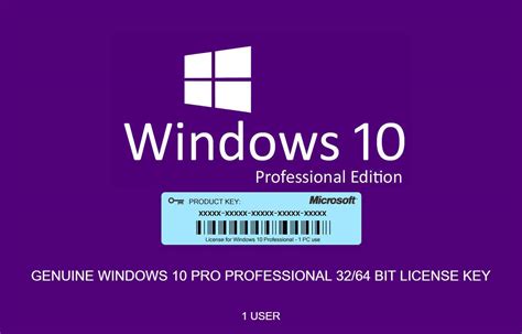 License MS OS windows 10 portable 