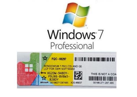 License MS win 7 software