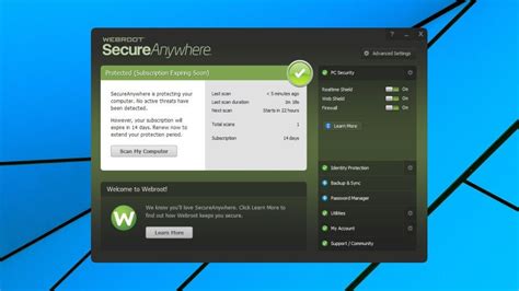 License Webroot SecureAnywhere 2022