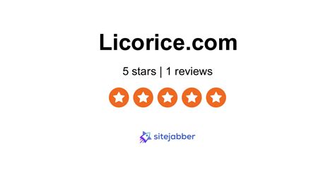 Licorice.com reviews. 