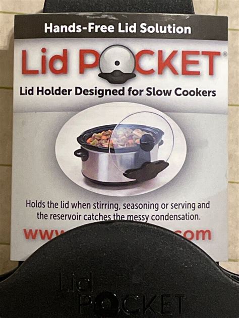 Lid Pocket Holder For Slow Cookers Made In USA eBay