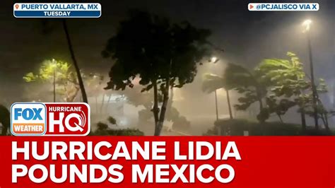 Lidia has made landfall as an ‘extremely dangerous’ Category 4 hurricane near Mexico’s Puerto Vallarta