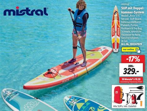 Lidl SUP 2024 von Mistral: Tolles Preis ... - SUP Center