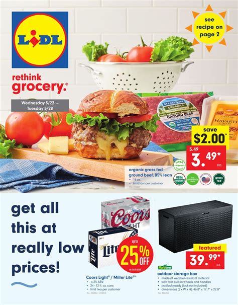 Lidl circular this week. Lidl Weekly Ad May 25 to May 31, 2022. Valid may 25 - may 31, 2022. ⭐ Lidl Weekly Ad and next week's sneak peek. Find out best deals and prices at Lidl ad. Check Lidl's latest coupons and deals of the week. 